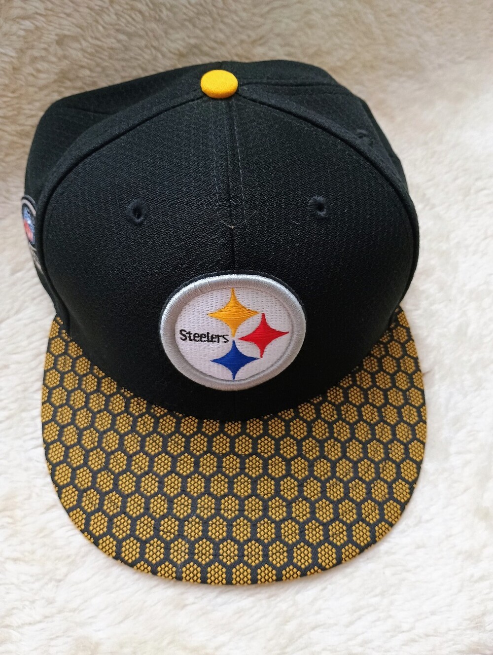 New Era Pittsburgh Steelers 2017 Sideline 59FIFTY Fitted Hat Size 8